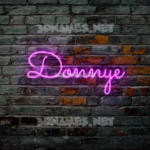 donnye in Pink Neon style - 3D name wallpaper donnye in Pink Neon style - 3D name wallpaper