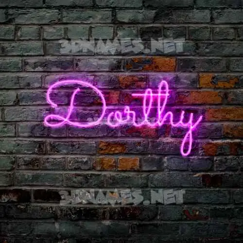 dorthy in Pink Neon style - 3D name wallpaper dorthy in Pink Neon style - 3D name wallpaper