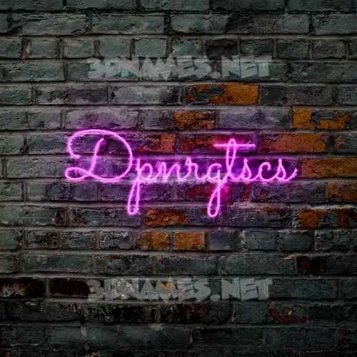 dpnrgtscs in Pink Neon style - 3D name wallpaper dpnrgtscs in Pink Neon style - 3D name wallpaper