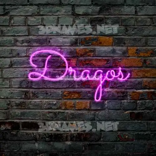 dragos in Pink Neon style - 3D name wallpaper dragos in Pink Neon style - 3D name wallpaper