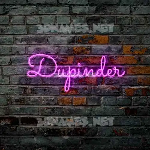 dupinder in Pink Neon style - 3D name wallpaper dupinder in Pink Neon style - 3D name wallpaper