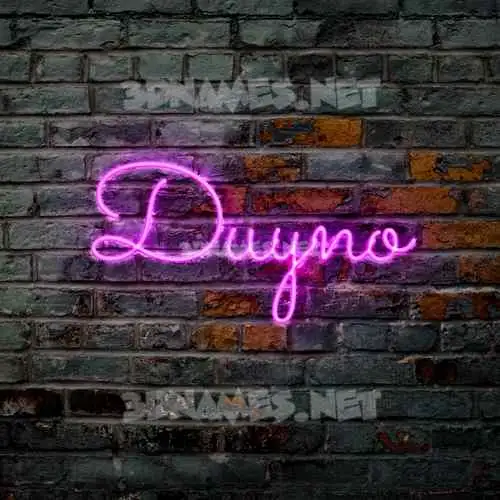duyno in Pink Neon style - 3D name wallpaper duyno in Pink Neon style - 3D name wallpaper