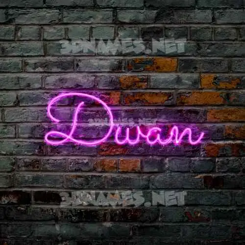 dwan in Pink Neon style - 3D name wallpaper dwan in Pink Neon style - 3D name wallpaper