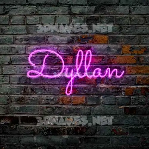 dyllan in Pink Neon style - 3D name wallpaper dyllan in Pink Neon style - 3D name wallpaper