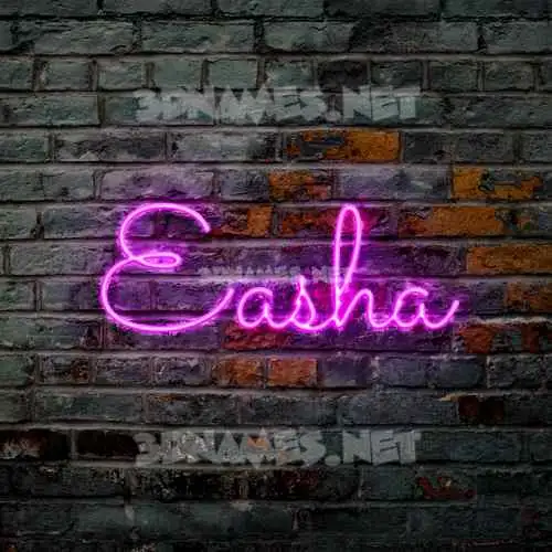easha in Pink Neon style - 3D name wallpaper easha in Pink Neon style - 3D name wallpaper