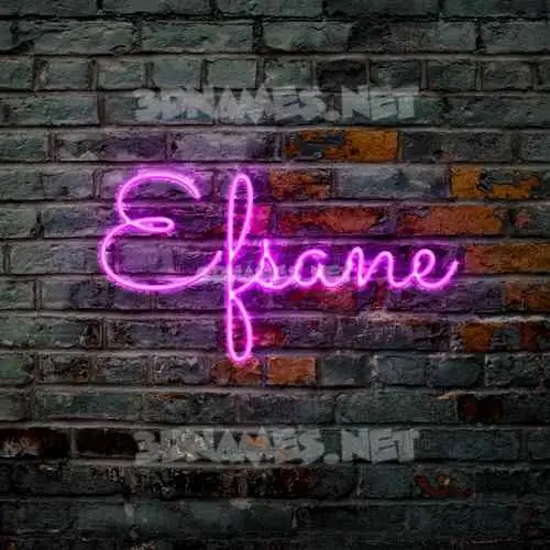 efsane in Pink Neon style - 3D name wallpaper efsane in Pink Neon style - 3D name wallpaper