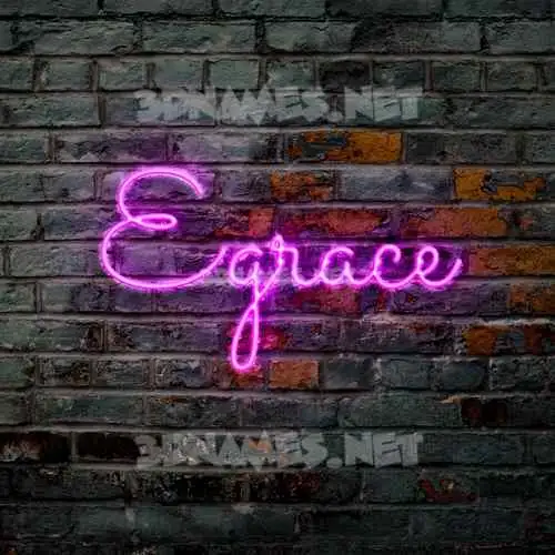 egrace in Pink Neon style - 3D name wallpaper egrace in Pink Neon style - 3D name wallpaper