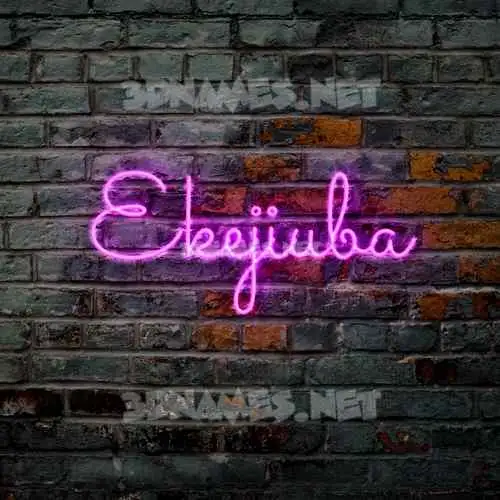 ekejiuba in Pink Neon style - 3D name wallpaper ekejiuba in Pink Neon style - 3D name wallpaper