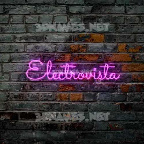 electrovista in Pink Neon style - 3D name wallpaper electrovista in Pink Neon style - 3D name wallpaper