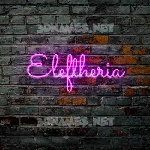 eleftheria in Pink Neon style - 3D name wallpaper eleftheria in Pink Neon style - 3D name wallpaper