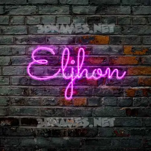 eljhon in Pink Neon style - 3D name wallpaper eljhon in Pink Neon style - 3D name wallpaper