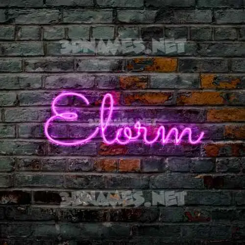 elorm in Pink Neon style - 3D name wallpaper elorm in Pink Neon style - 3D name wallpaper