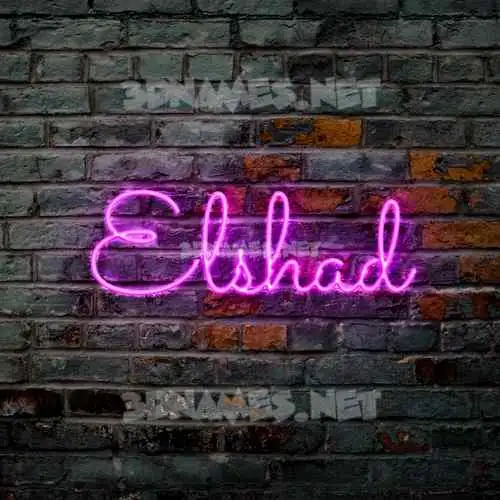 elshad in Pink Neon style - 3D name wallpaper elshad in Pink Neon style - 3D name wallpaper