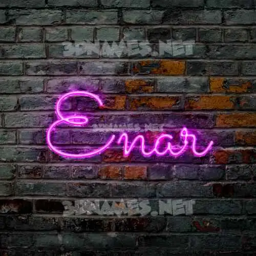 enar in Pink Neon style - 3D name wallpaper enar in Pink Neon style - 3D name wallpaper