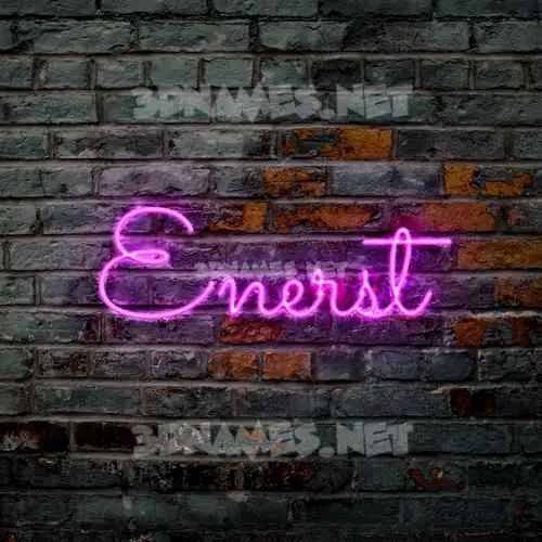 enerst in Pink Neon style - 3D name wallpaper enerst in Pink Neon style - 3D name wallpaper