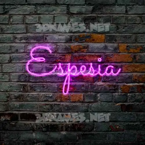 espesia in Pink Neon style - 3D name wallpaper espesia in Pink Neon style - 3D name wallpaper