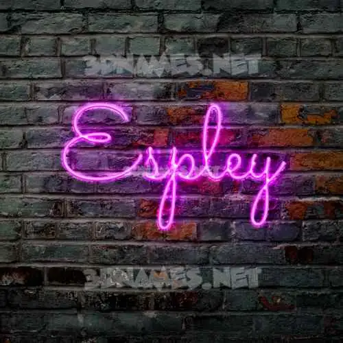 espley in Pink Neon style - 3D name wallpaper espley in Pink Neon style - 3D name wallpaper