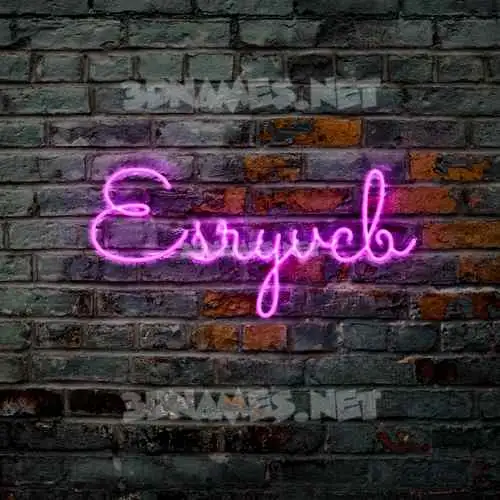 esryvcb in Pink Neon style - 3D name wallpaper esryvcb in Pink Neon style - 3D name wallpaper