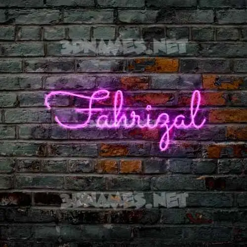 fahrizal in Pink Neon style - 3D name wallpaper fahrizal in Pink Neon style - 3D name wallpaper