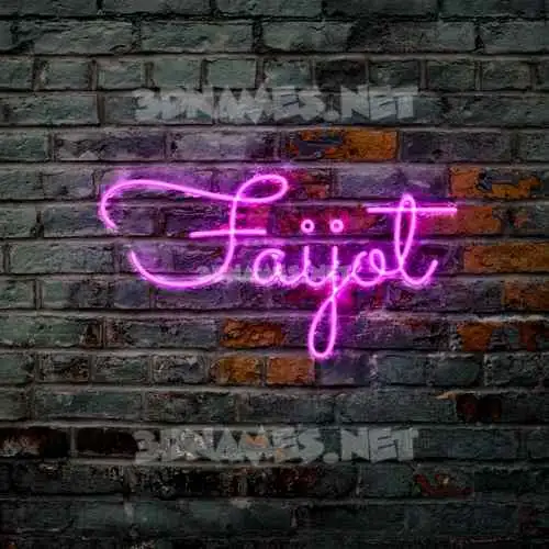 faijot in Pink Neon style - 3D name wallpaper faijot in Pink Neon style - 3D name wallpaper