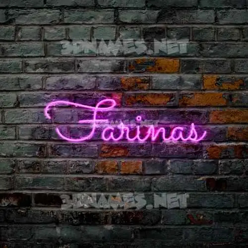 farinas in Pink Neon style - 3D name wallpaper farinas in Pink Neon style - 3D name wallpaper
