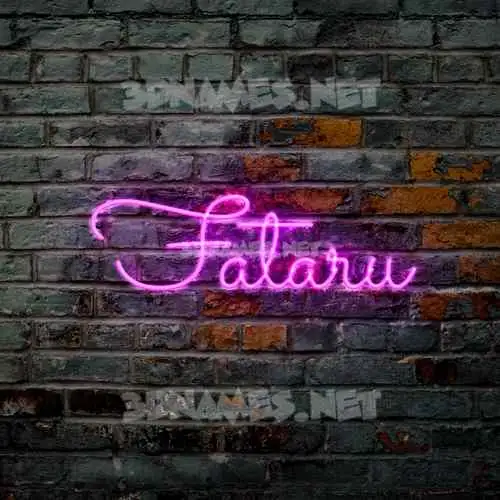 fataru in Pink Neon style - 3D name wallpaper fataru in Pink Neon style - 3D name wallpaper