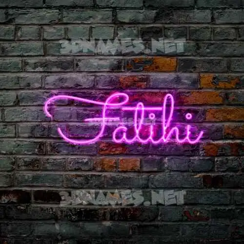 fatihi in Pink Neon style - 3D name wallpaper fatihi in Pink Neon style - 3D name wallpaper