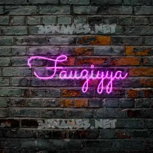fauziyya in Pink Neon style - 3D name wallpaper fauziyya in Pink Neon style - 3D name wallpaper