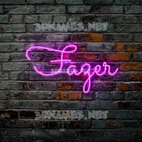 fazer in Pink Neon style - 3D name wallpaper fazer in Pink Neon style - 3D name wallpaper