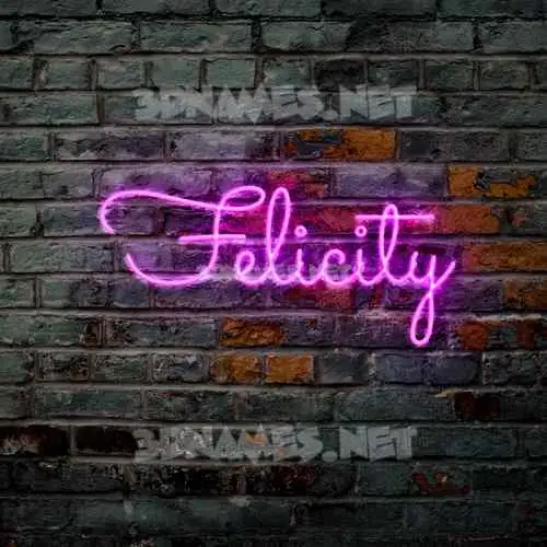 felicity in Pink Neon style - 3D name wallpaper felicity in Pink Neon style - 3D name wallpaper