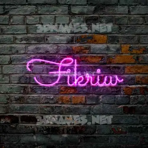 fikriw in Pink Neon style - 3D name wallpaper fikriw in Pink Neon style - 3D name wallpaper