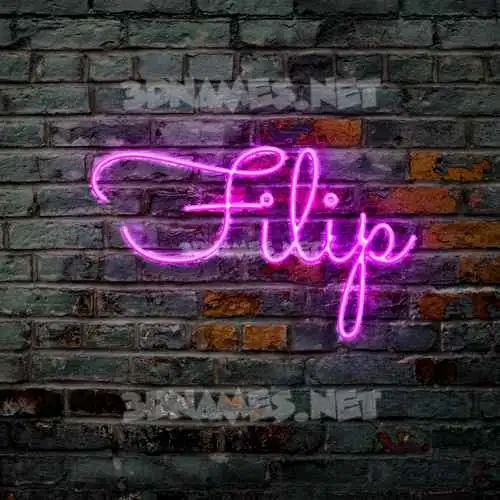 filip in Pink Neon style - 3D name wallpaper filip in Pink Neon style - 3D name wallpaper