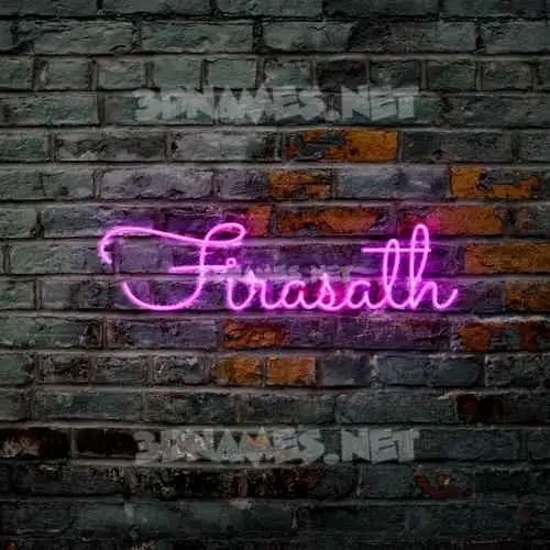 firasath in Pink Neon style - 3D name wallpaper firasath in Pink Neon style - 3D name wallpaper