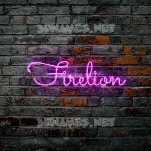 firelion in Pink Neon style - 3D name wallpaper firelion in Pink Neon style - 3D name wallpaper