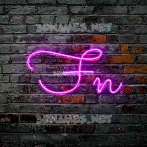fn in Pink Neon style - 3D name wallpaper fn in Pink Neon style - 3D name wallpaper