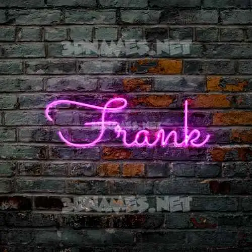 frank in Pink Neon style - 3D name wallpaper frank in Pink Neon style - 3D name wallpaper