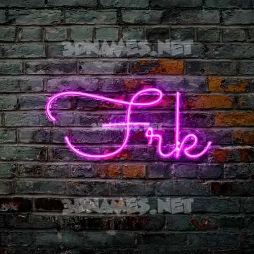 frk in Pink Neon style - 3D name wallpaper frk in Pink Neon style - 3D name wallpaper