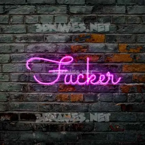 fucker in Pink Neon style - 3D name wallpaper fucker in Pink Neon style - 3D name wallpaper
