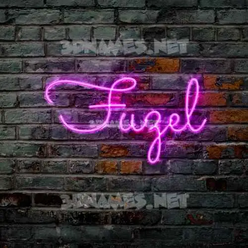 fuzel in Pink Neon style - 3D name wallpaper fuzel in Pink Neon style - 3D name wallpaper