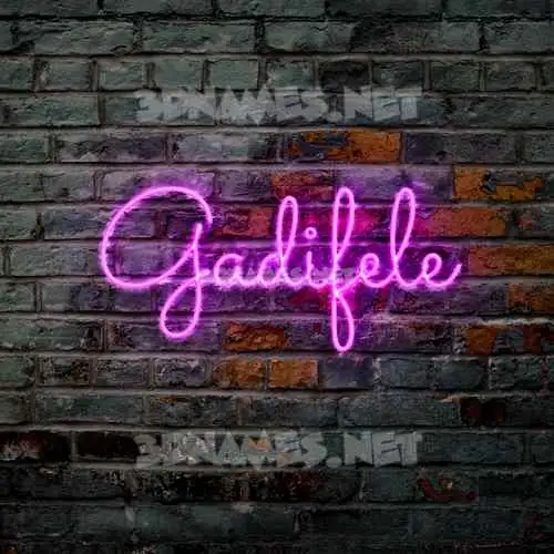 gadifele in Pink Neon style - 3D name wallpaper gadifele in Pink Neon style - 3D name wallpaper