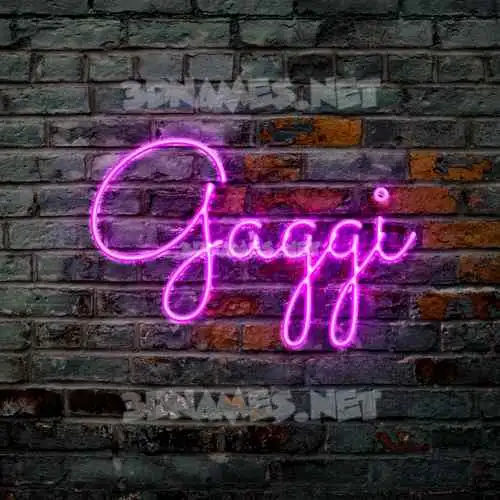 gaggi in Pink Neon style - 3D name wallpaper gaggi in Pink Neon style - 3D name wallpaper