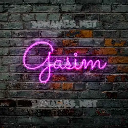 gasim in Pink Neon style - 3D name wallpaper gasim in Pink Neon style - 3D name wallpaper
