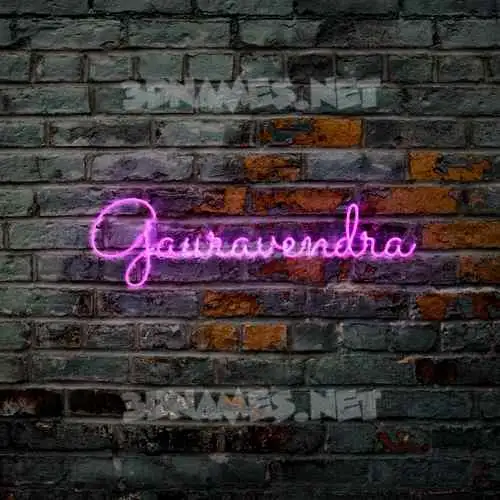 gauravendra in Pink Neon style - 3D name wallpaper gauravendra in Pink Neon style - 3D name wallpaper