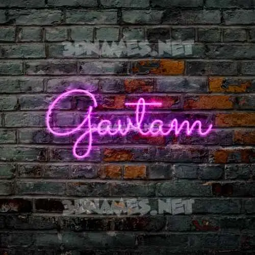 gavtam in Pink Neon style - 3D name wallpaper gavtam in Pink Neon style - 3D name wallpaper