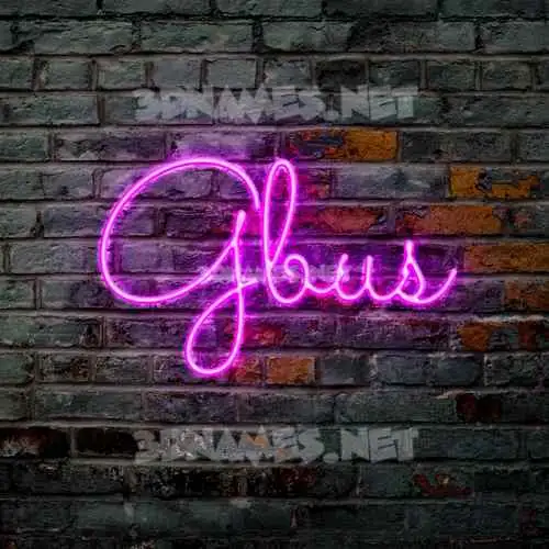 gbus in Pink Neon style - 3D name wallpaper gbus in Pink Neon style - 3D name wallpaper