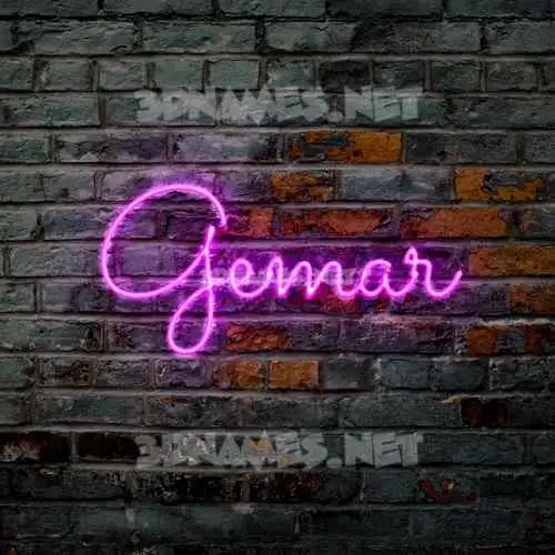 gemar in Pink Neon style - 3D name wallpaper gemar in Pink Neon style - 3D name wallpaper