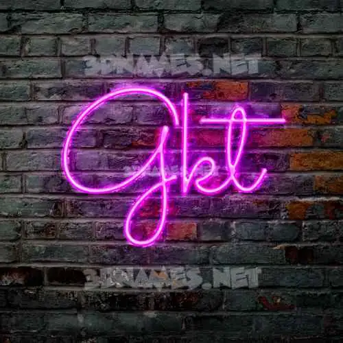 gkt in Pink Neon style - 3D name wallpaper gkt in Pink Neon style - 3D name wallpaper
