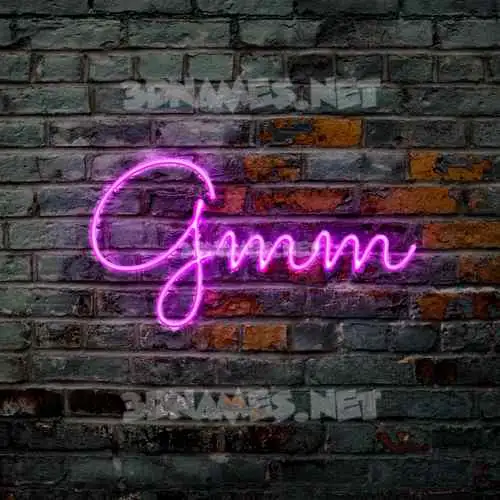 gmm in Pink Neon style - 3D name wallpaper gmm in Pink Neon style - 3D name wallpaper