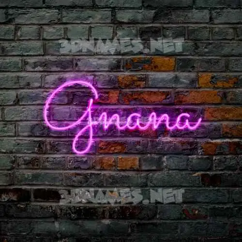 gnana in Pink Neon style - 3D name wallpaper gnana in Pink Neon style - 3D name wallpaper