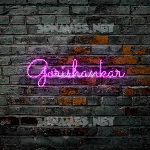 gorishankar in Pink Neon style - 3D name wallpaper gorishankar in Pink Neon style - 3D name wallpaper